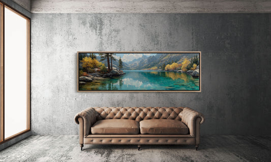 Clear Waters Beneath the Autumn Peaks