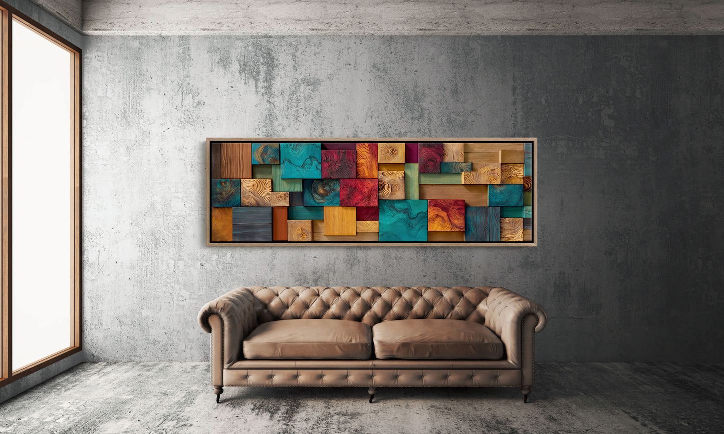 Colorblock Grain Mosaic