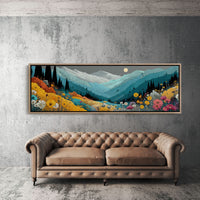 Moonlight Over Wildflower Valley