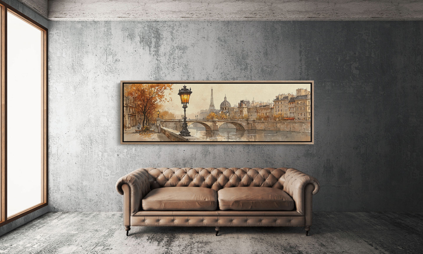 Autumn Stroll Along the Seine