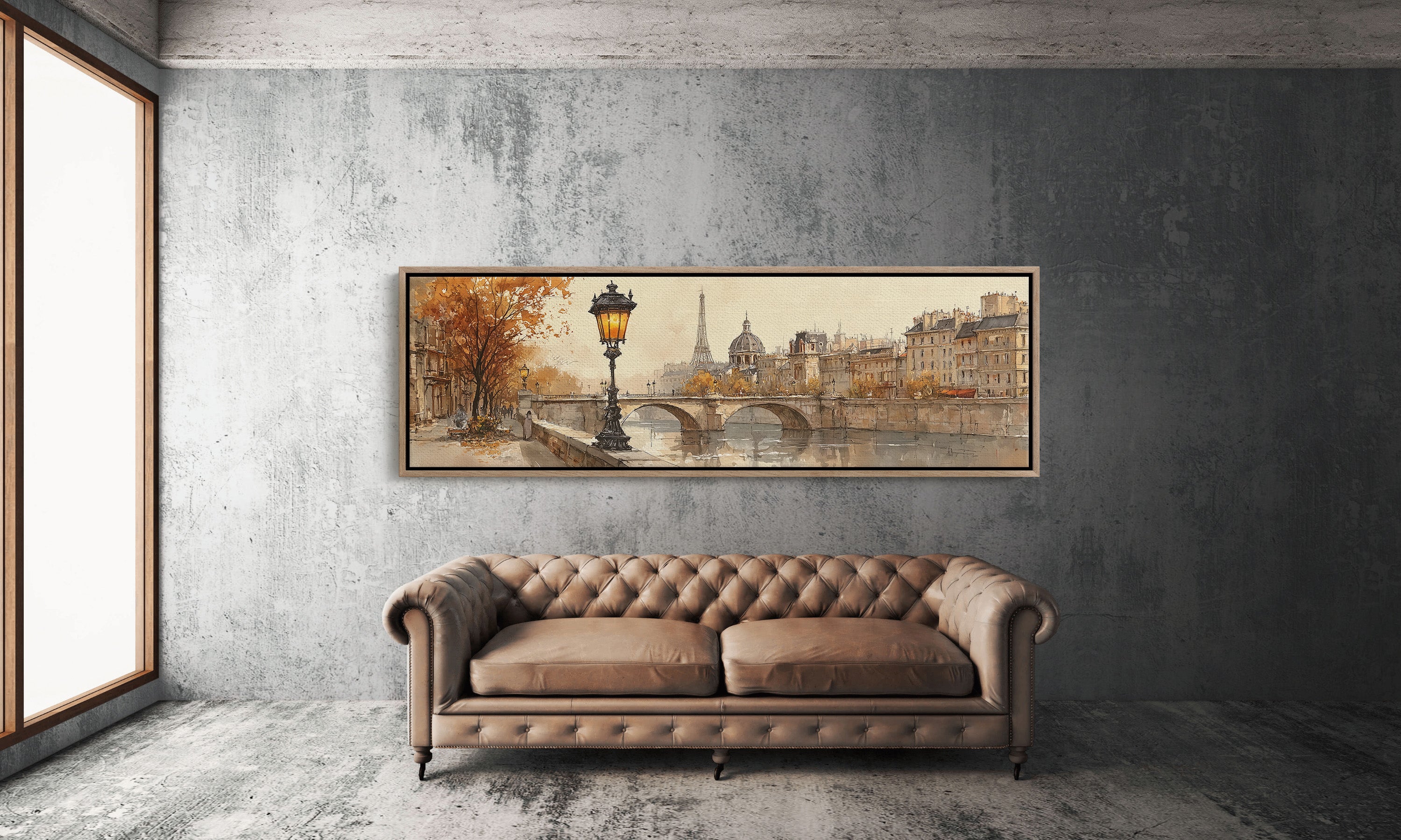 Autumn Stroll Along the Seine