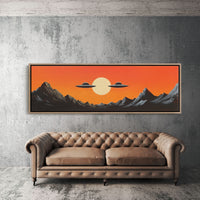 Visitors in the Red Sky