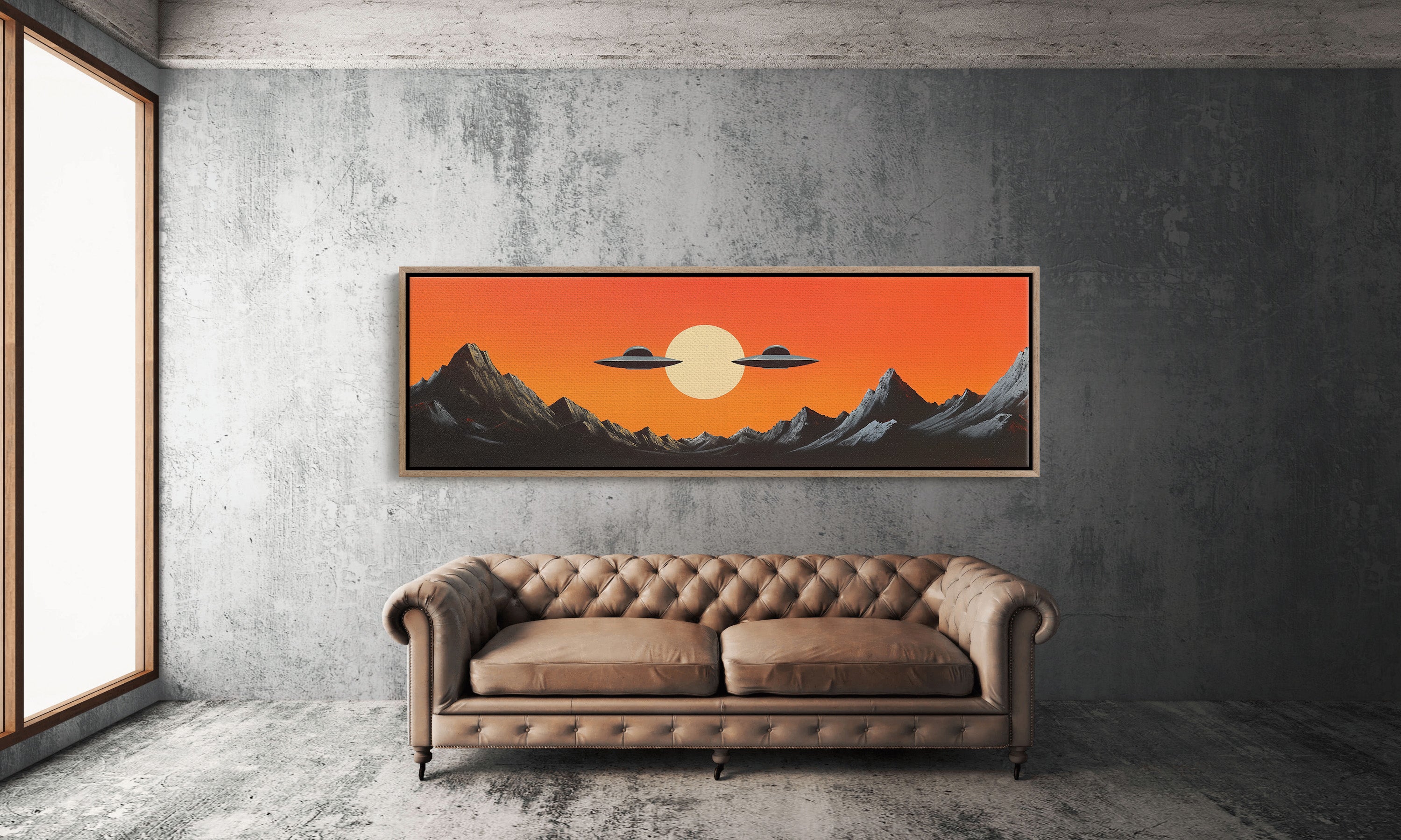 Visitors in the Red Sky