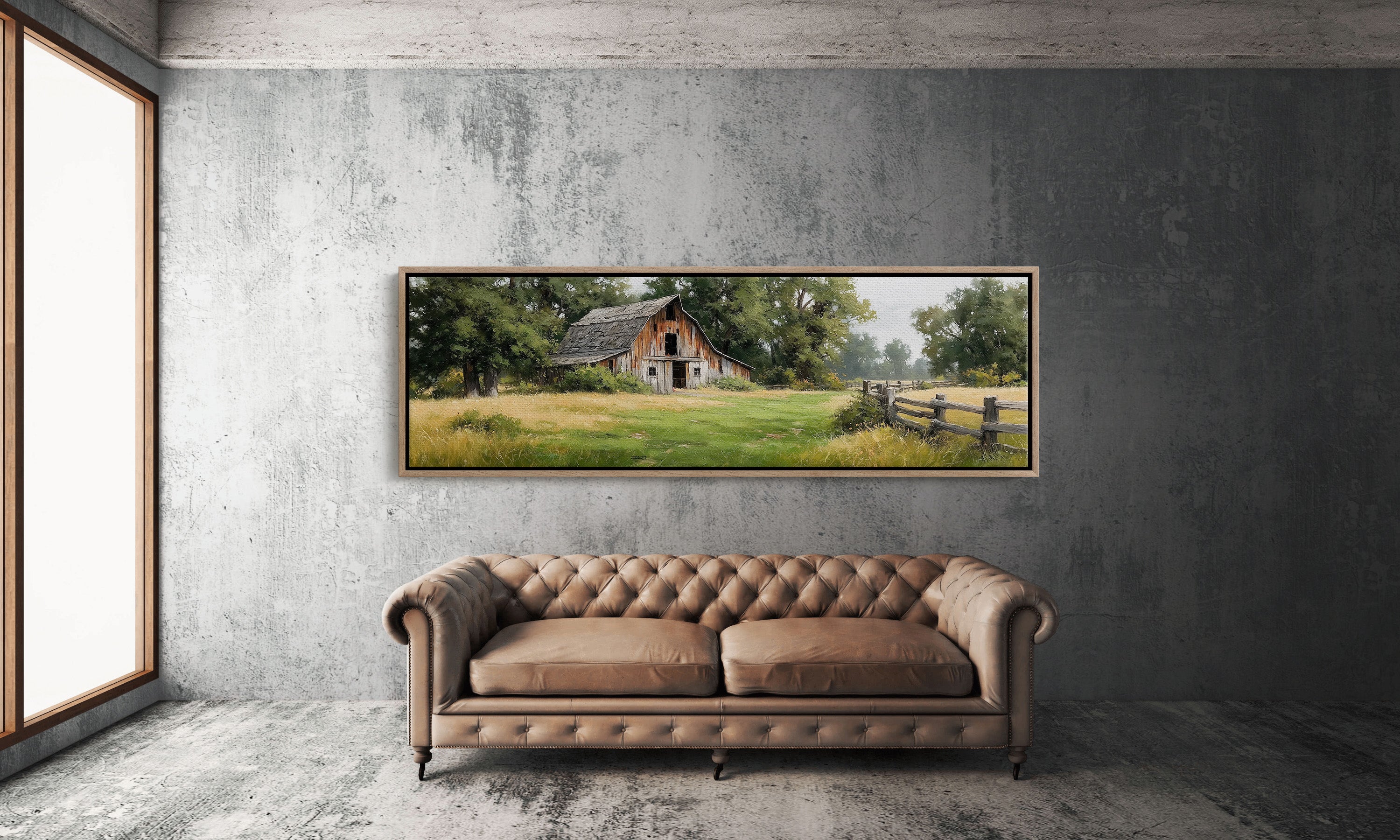 Old Barn in Summer Grass
