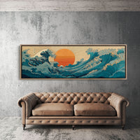 Waves Rise To Meet the Sun