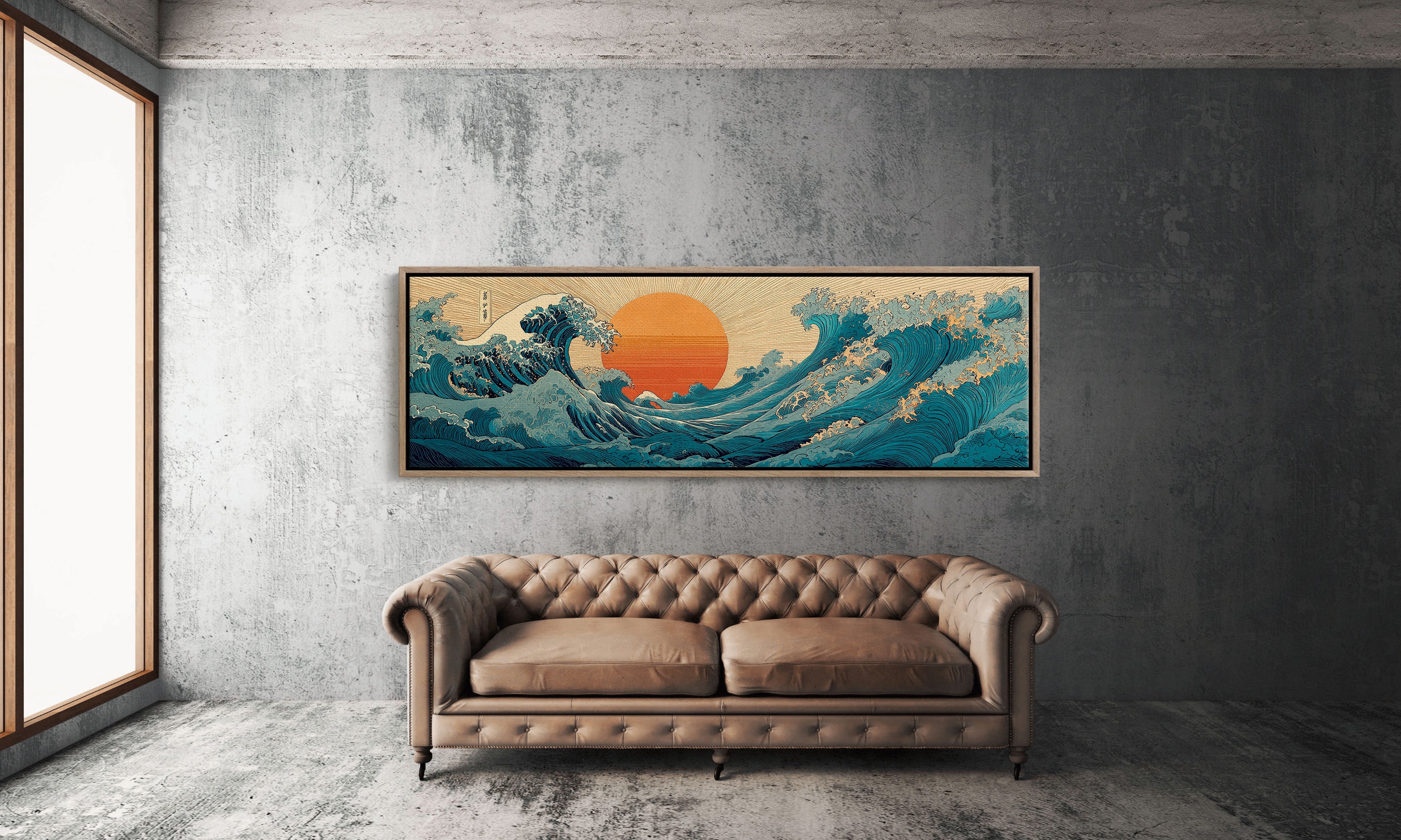 Waves Rise To Meet the Sun