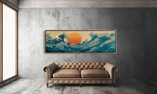 Waves Rise To Meet the Sun