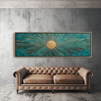 Sunburst Over Deep Waters