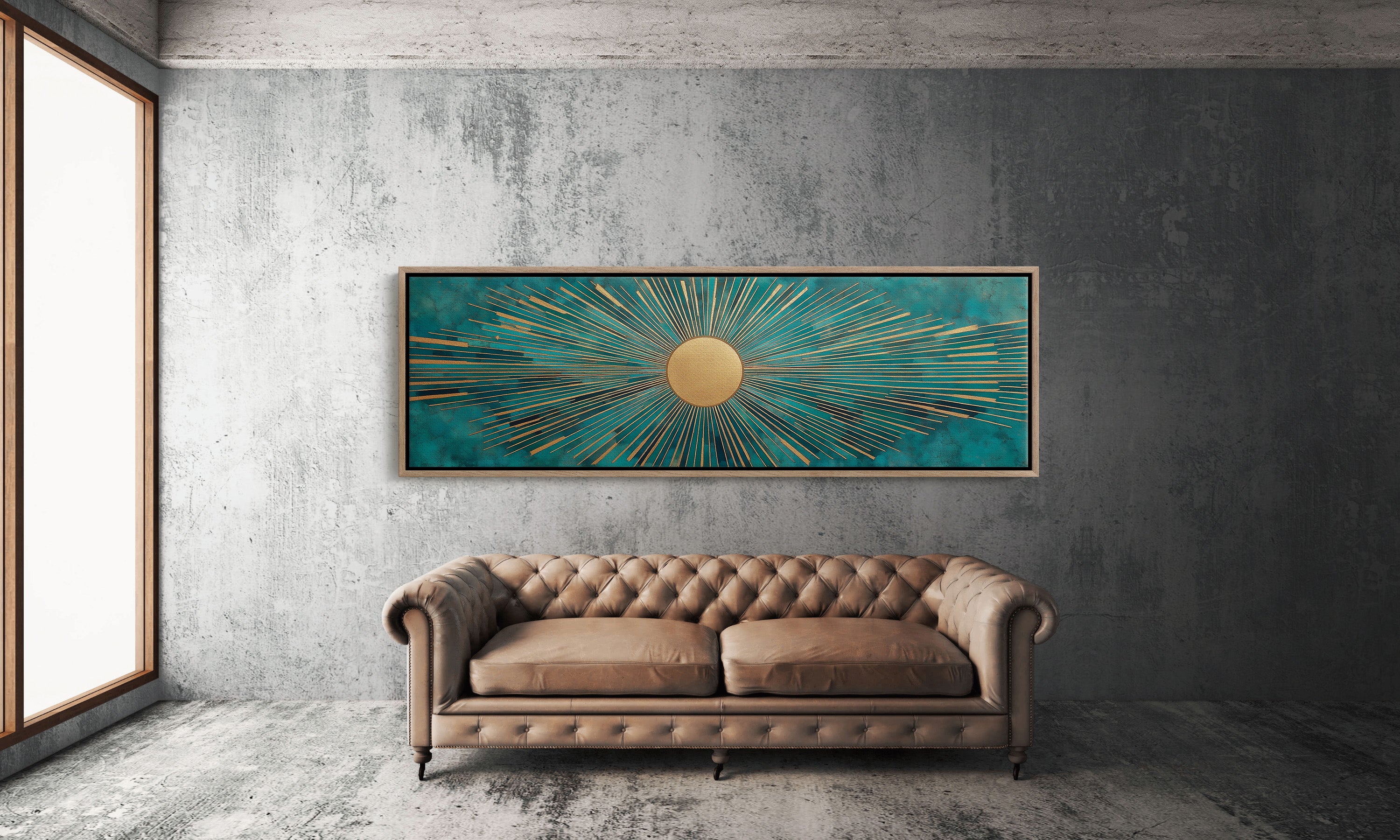 Sunburst Over Deep Waters
