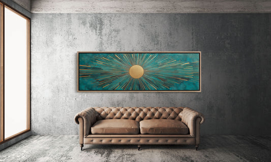 Sunburst Over Deep Waters