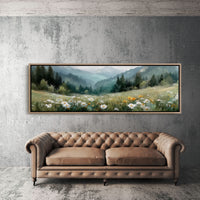 Meadow Beneath the Misty Pines