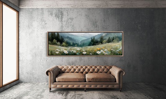 Meadow Beneath the Misty Pines