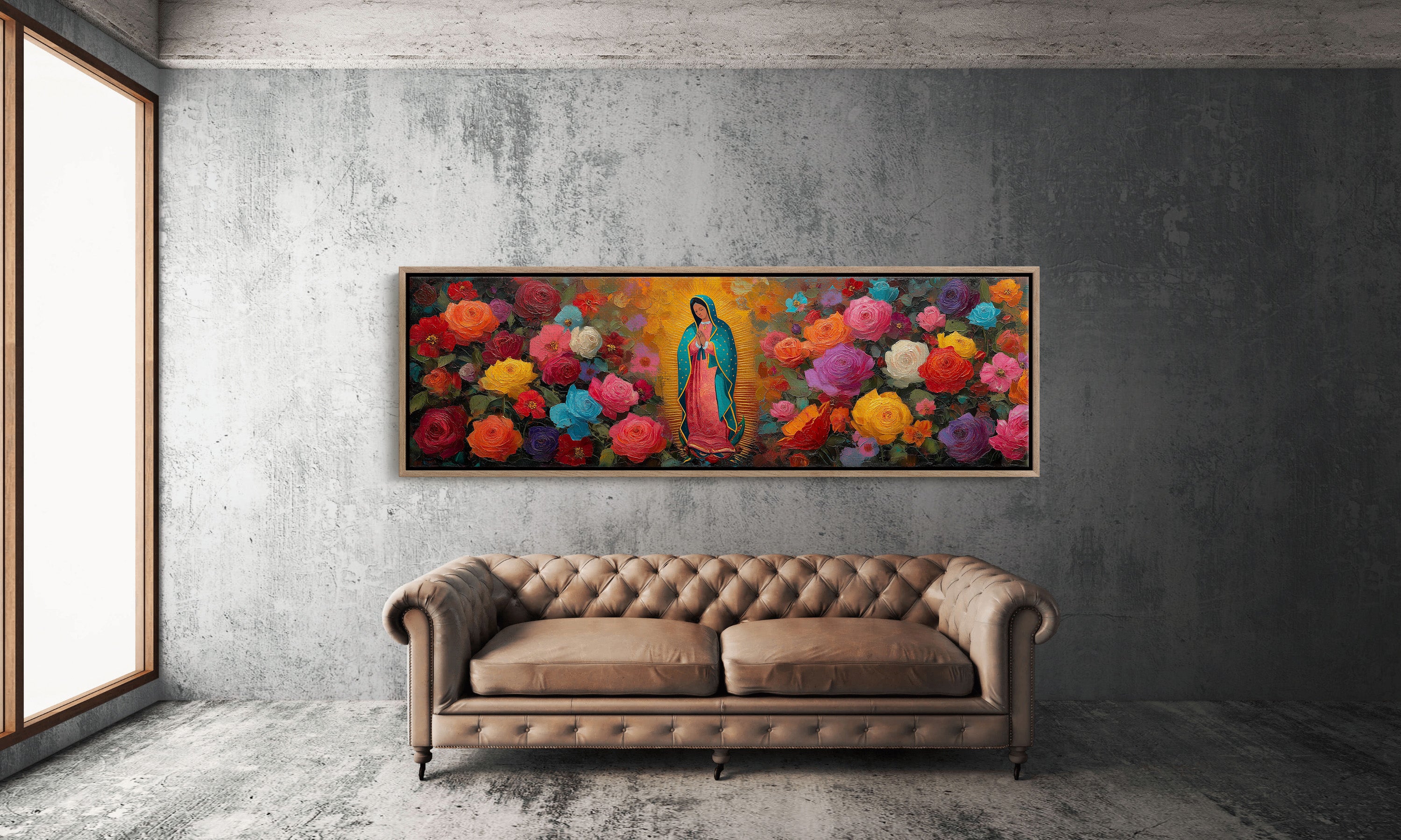 Our Lady Among the Roses