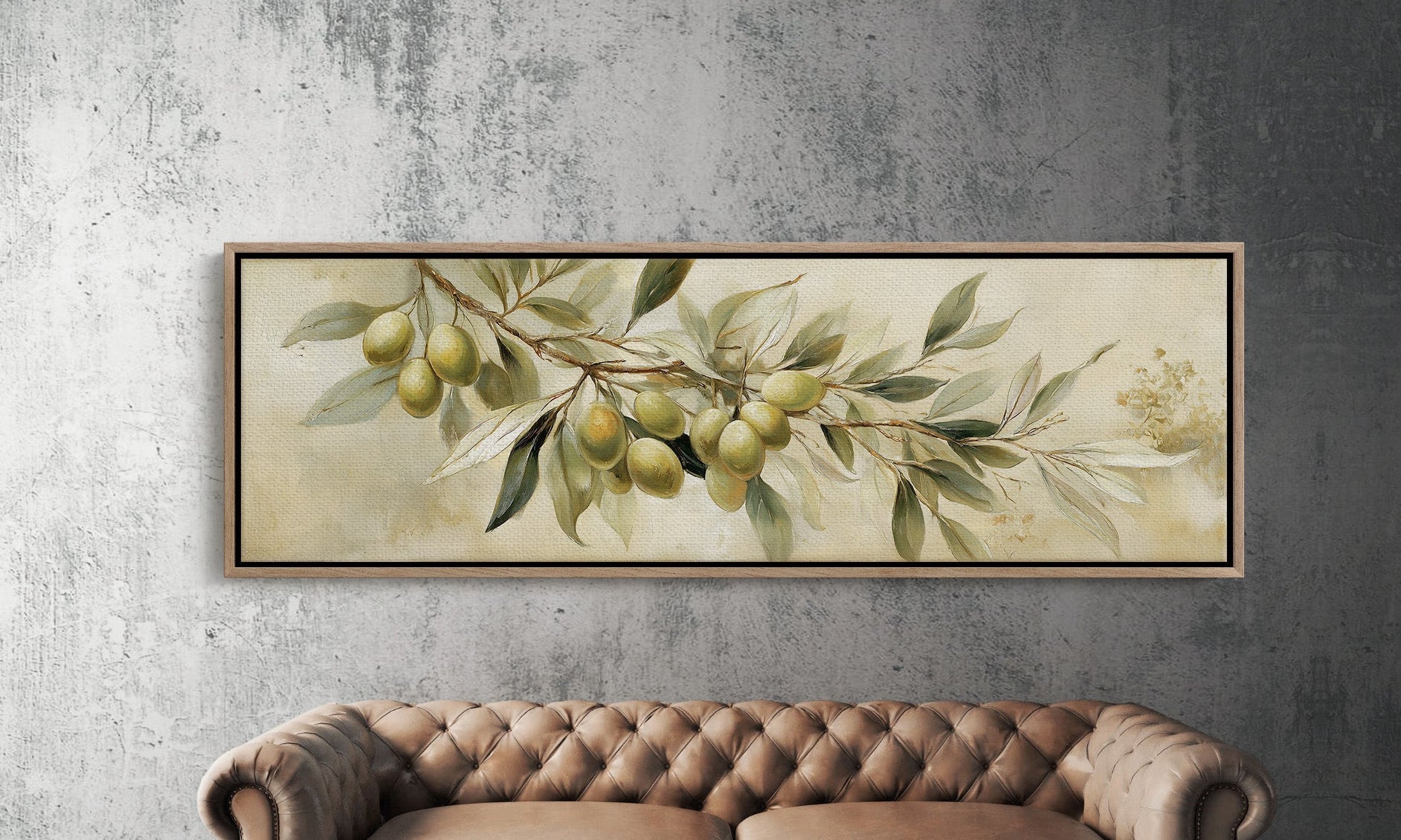 Olive Branch in Golden Light