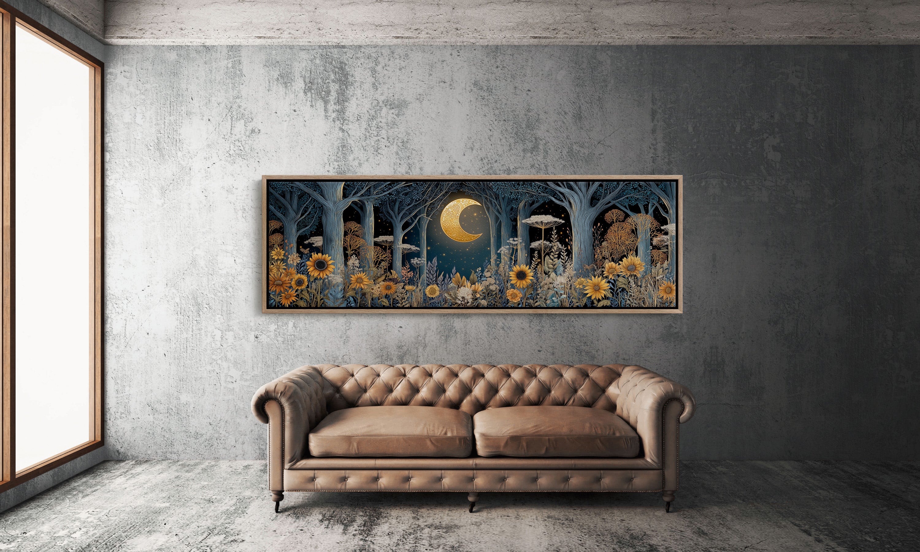 Moonlit Garden of Gold