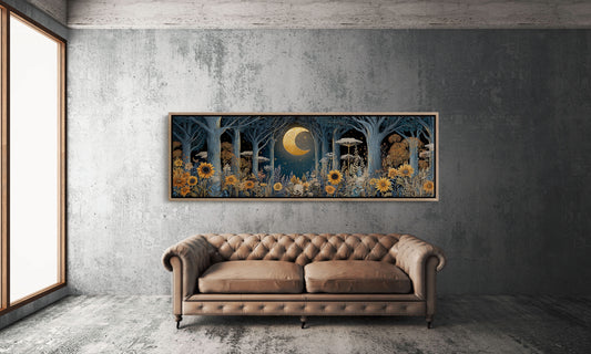 Moonlit Garden of Gold