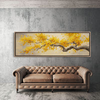 Golden Branch in Autumn Light