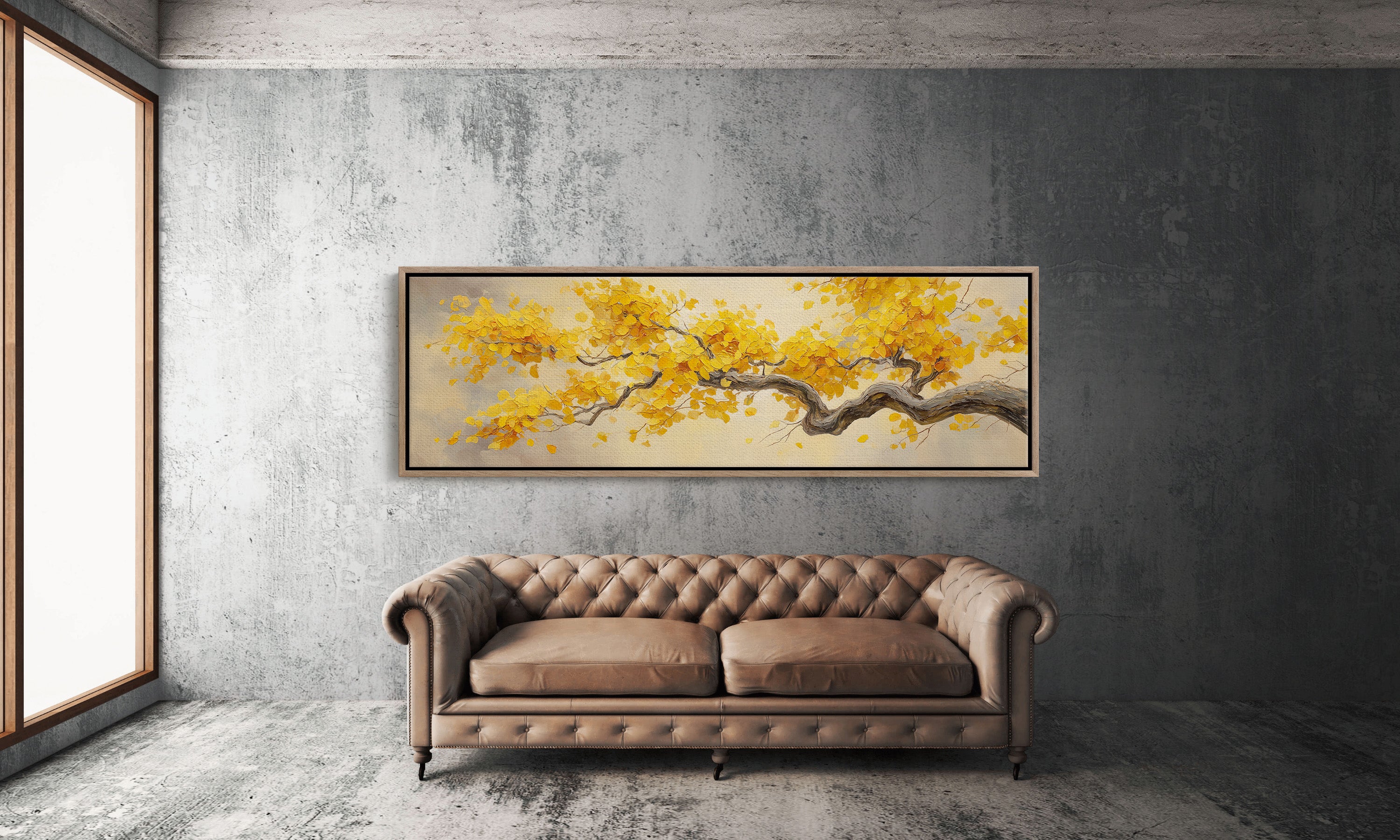 Golden Branch in Autumn Light