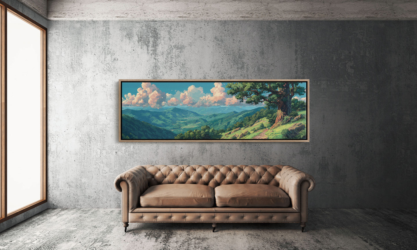 Where the Hills Open to Sky