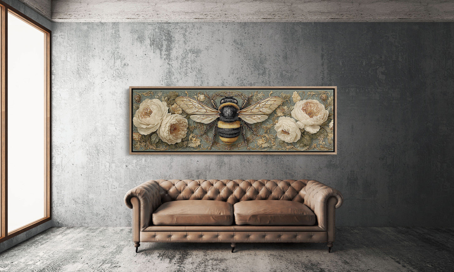 Bee Among the Ivory Blossoms