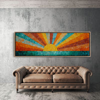 Sunburst Over Turquoise Waters