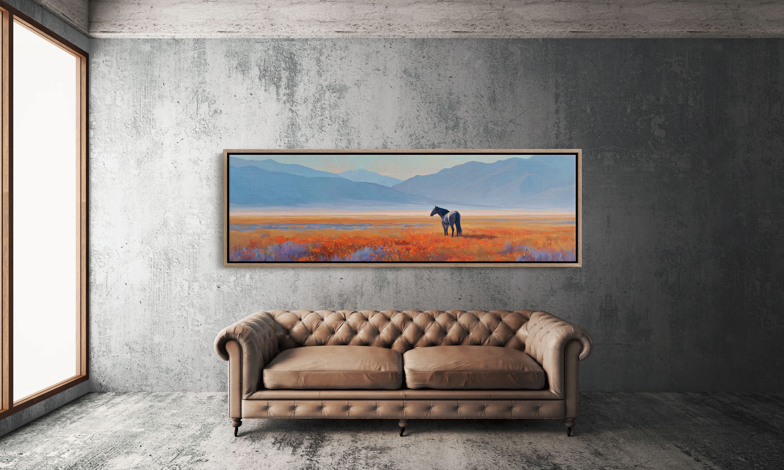 Horse Standing in the Painted Valley