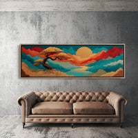 Golden Sun Over Painted Valleys