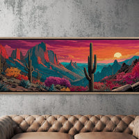 Desert Sunfall in Painted Canyons