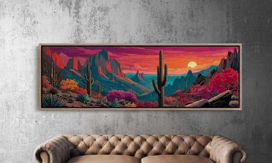 Desert Sunfall in Painted Canyons