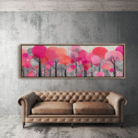 Blossoms in a Crimson Forest