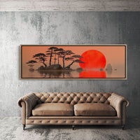 Red Sun Over Silent Pines