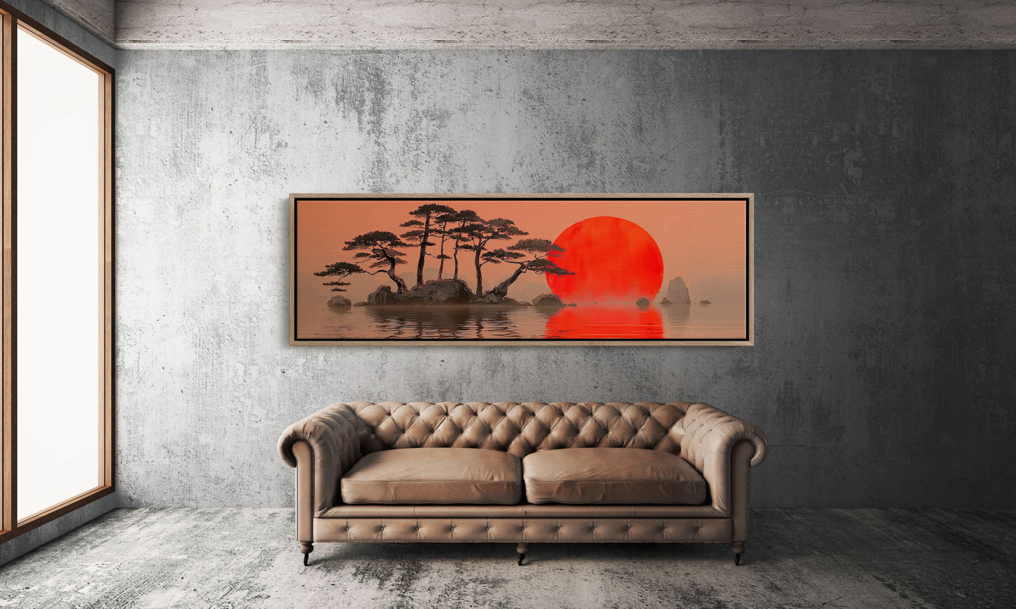 Red Sun Over Silent Pines