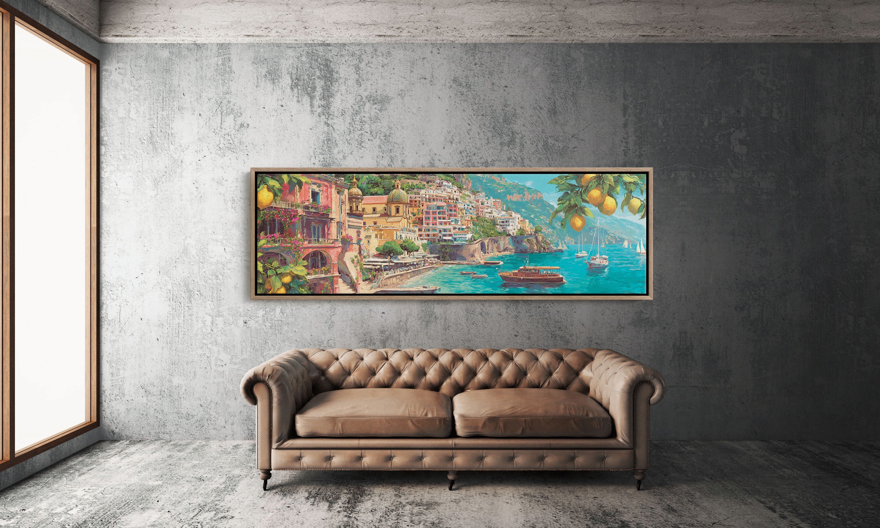 Lemons Above the Amalfi Blue