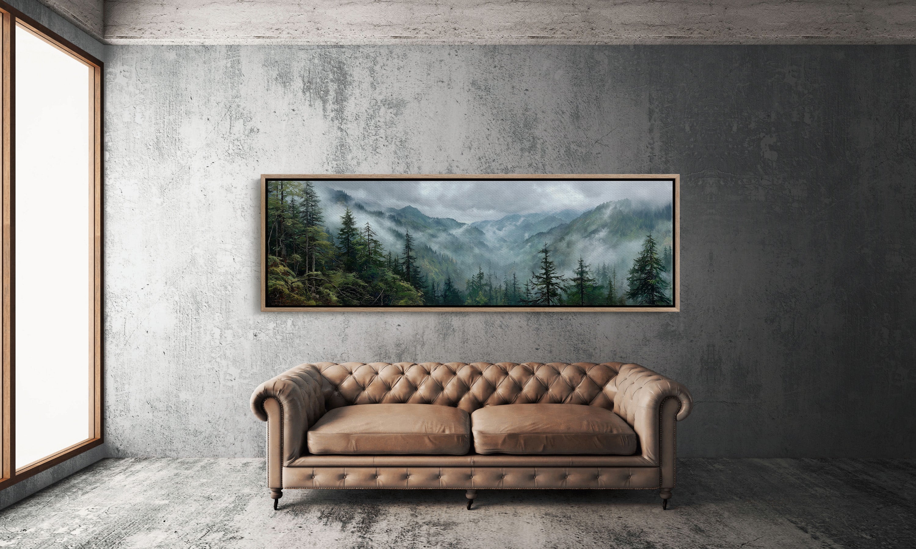 Mist Rising Through Evergreen Valleys