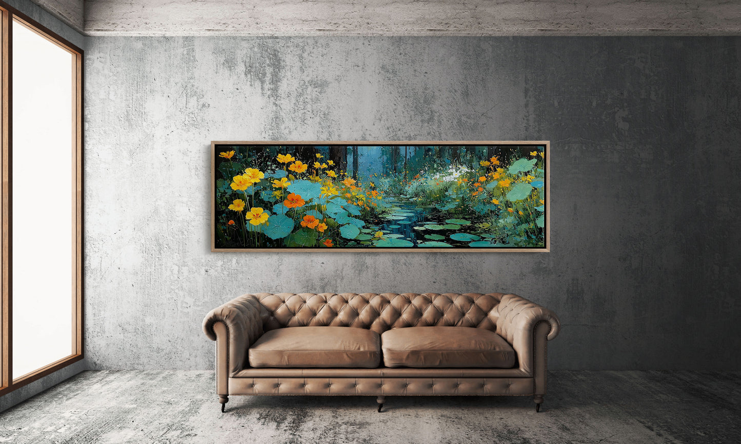 Where the Lilies Drift in Bloom