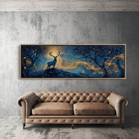 Stag Beneath the Golden Night