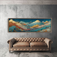 Night Sky Rising Over Gilded Clouds
