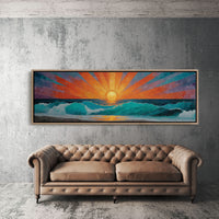 Sunrise Breaking Over Turquoise Waves