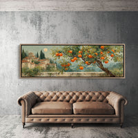 Orchard Moon Over Tuscan Hills