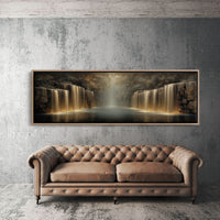 Golden Falls of the Hidden Valley