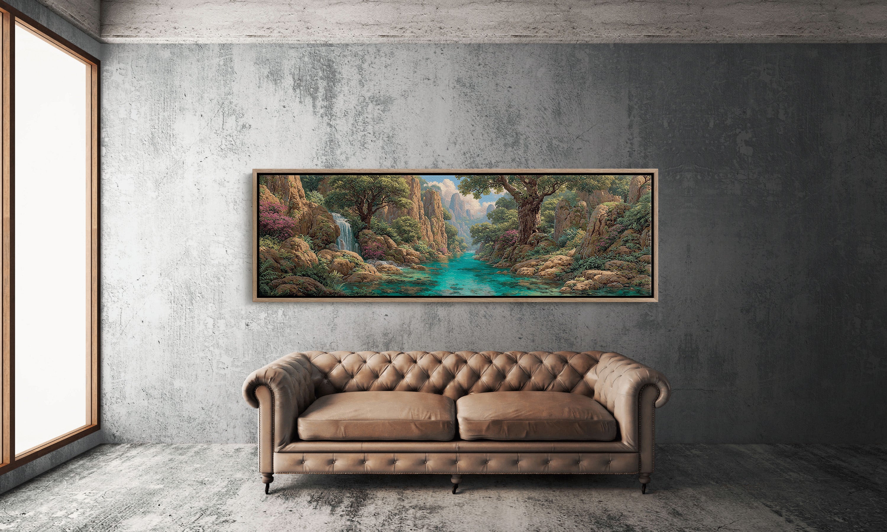 Emerald River Through the Hidden Cliffs