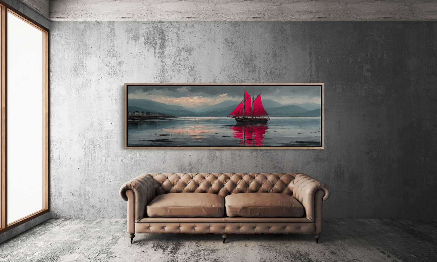 Red Sails Against the Gathering Storm