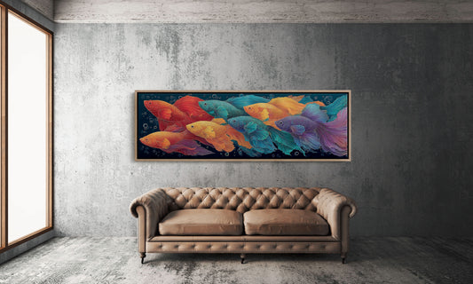 Parade of the Rainbow Bettas