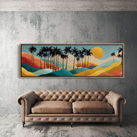 Sunset Over Painted Palms