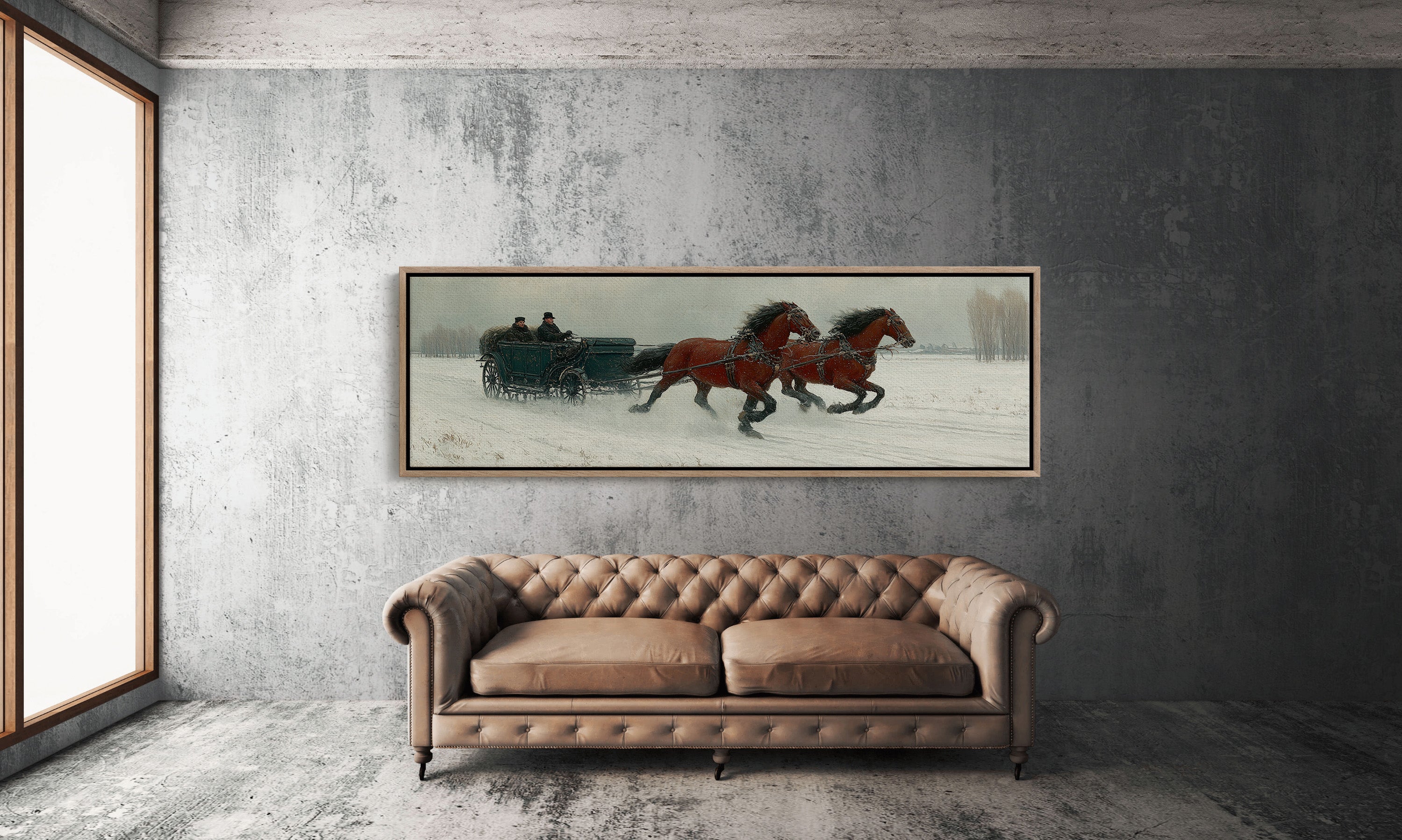 Gallop Through Winter Fields