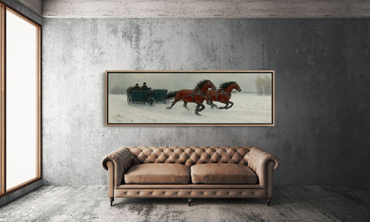 Gallop Through Winter Fields