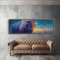 Bison in Painted Twilight