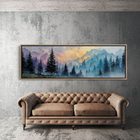 Mists Rise Through Painted Pines