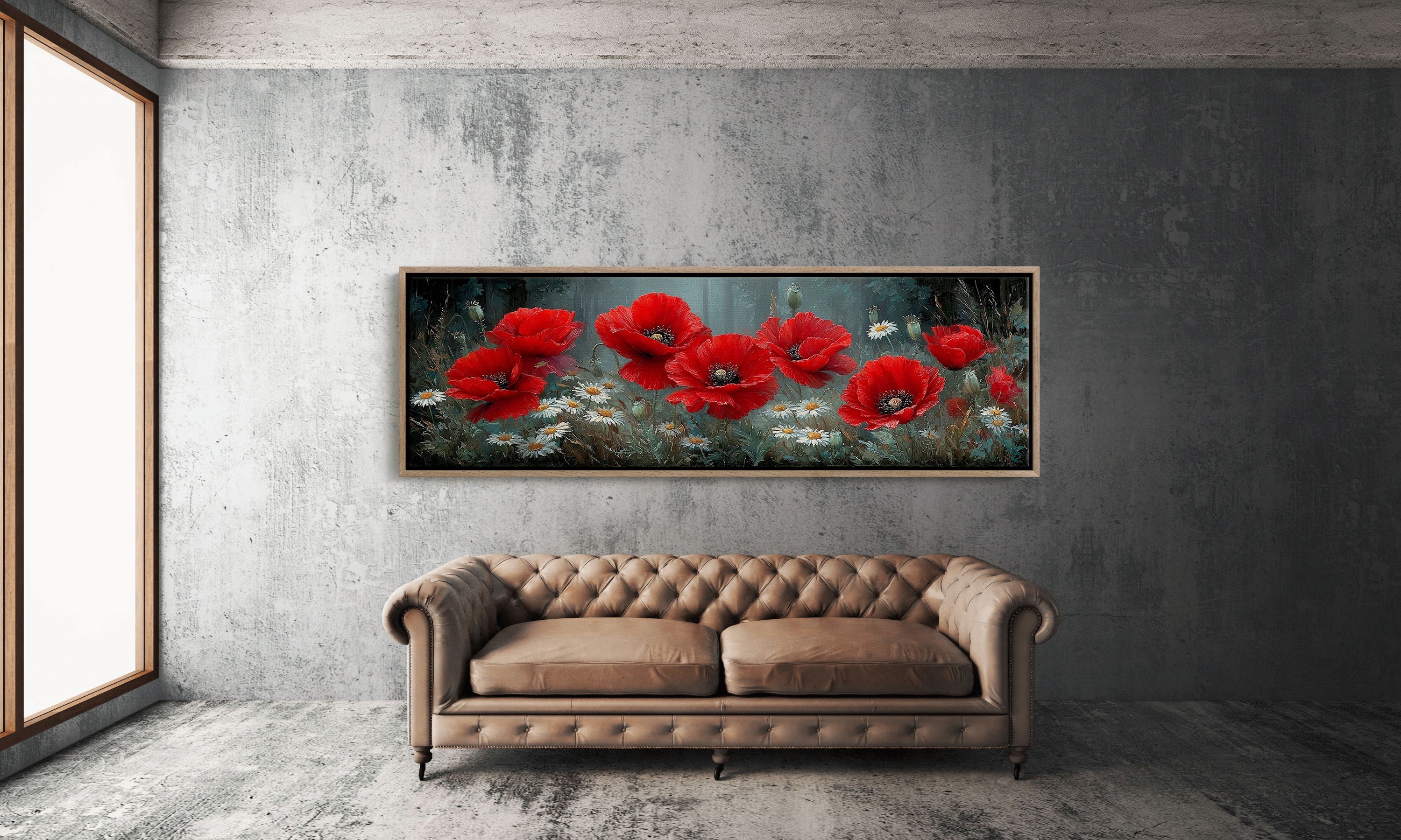 Crimson Blooms Beneath the Pines