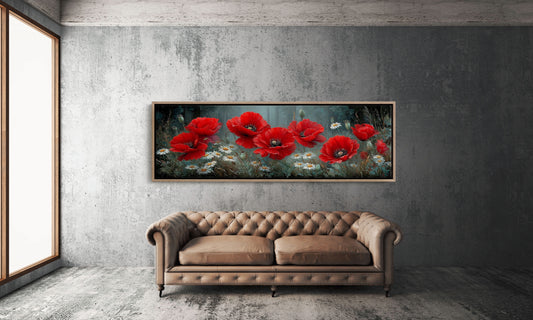 Crimson Blooms Beneath the Pines